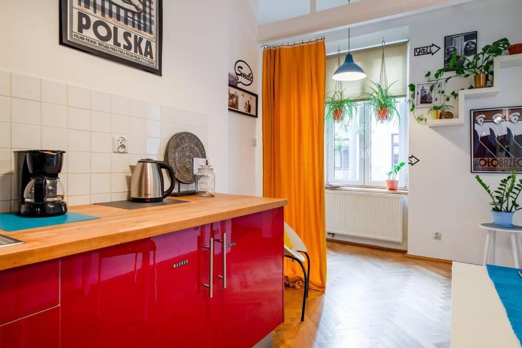 Blue Peace-Apartment With Free Parking In Center For 1-6 People Kraków Eksteriør billede